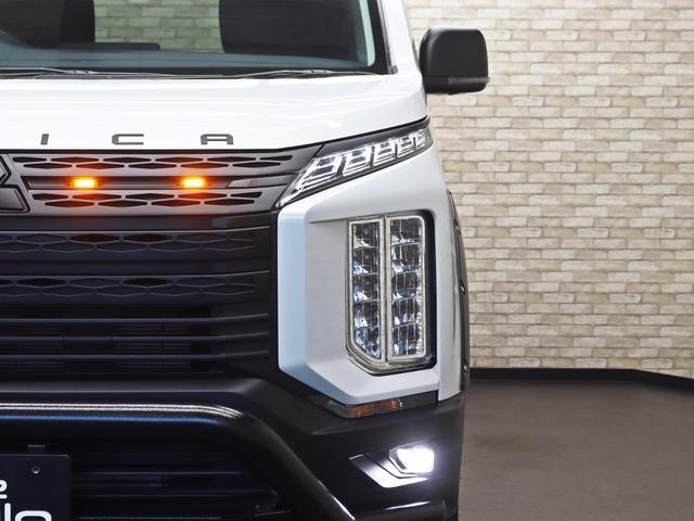 デリカＤ：５ Ｐ　４ＷＤ／両側電動ＳＤ／ドラレコ／ｅ‐Ａｓｓｉｓｔ／１０インチナビ／ＩＰＦグリルマーカー／ＢＵＳＴＥＲＳ２０８０／ＧＯＱＢＵＴＯ／ＪＡＯＳオーバーフェンダー／ＮＥＷ１６インチＡＷ／ＢＦＧタイヤ／記録簿付（8枚目）