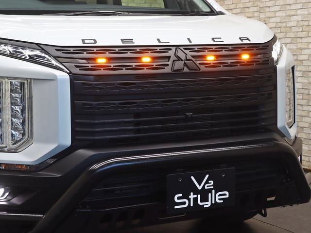デリカＤ：５ Ｐ　４ＷＤ／両側電動ＳＤ／ドラレコ／ｅ‐Ａｓｓｉｓｔ／１０インチナビ／ＩＰＦグリルマーカー／ＢＵＳＴＥＲＳ２０８０／ＧＯＱＢＵＴＯ／ＪＡＯＳオーバーフェンダー／ＮＥＷ１６インチＡＷ／ＢＦＧタイヤ／記録簿付（10枚目）