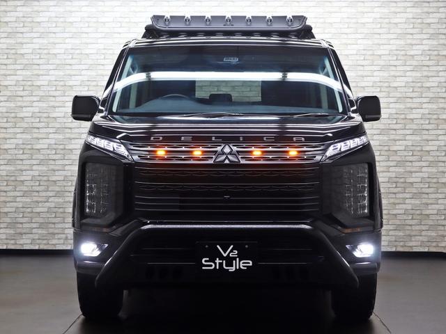 デリカＤ：５ Ｐ　４ＷＤ／両側電動ＳＤ／三菱ｅ－Ａｓｓｉｓｔ／ケンウッド製メモリーナビ／ＢＵＳＴＥＲＳ２０８０ＨＤ改／ＧＯＱＢＵＴＯ／ＪＡＯＳオーバーフェンダー／リフトアップ／ＮＥＷ１６Ｉｎ新品アルミホイール／記録簿（4枚目）