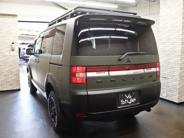 デリカＤ：５ Ｄ　パワーパッケージ　４ＷＤ／両側電動ＳＤ／ＢＵＳＴＥＲＳ２０８０ＨＤ改／バンパープロテクター／オーバーフェンダー／リフトＵＰ／角目ヘッドライト／１６インチ新品ＡＷ／ＢＦグッドリッチ新品タイヤ／シートヒーター／クルコン（18枚目）