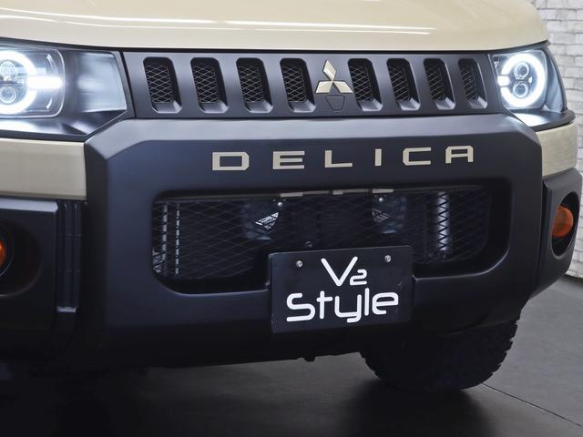 デリカＤ：５ Ｍ　電動ＳＤ／社外後席モニター／バンパープロテクター／ＪＡＯＳオーバーフェンダー／リフトＵＰ／ＮＥＷ１６インチＡＷ／ＢＦグッドリッチＡＴ新品タイヤ／角目リングＬＥＤヘッドライト／スモークテール／記録簿付（11枚目）
