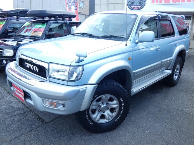 ハイラックスサーフ SSR-X 4WD 社外ナビ&フルセグTV ETC リフトアップ BFグッドリッチタイヤ シートカバー TOYOTAグリル キーレス(4枚目)