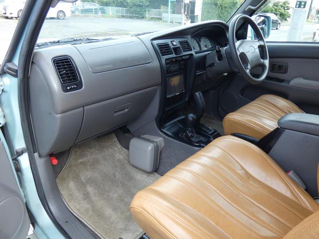 ハイラックスサーフ SSR-X 4WD 社外ナビ&フルセグTV ETC リフトアップ BFグッドリッチタイヤ シートカバー TOYOTAグリル キーレス(22枚目)