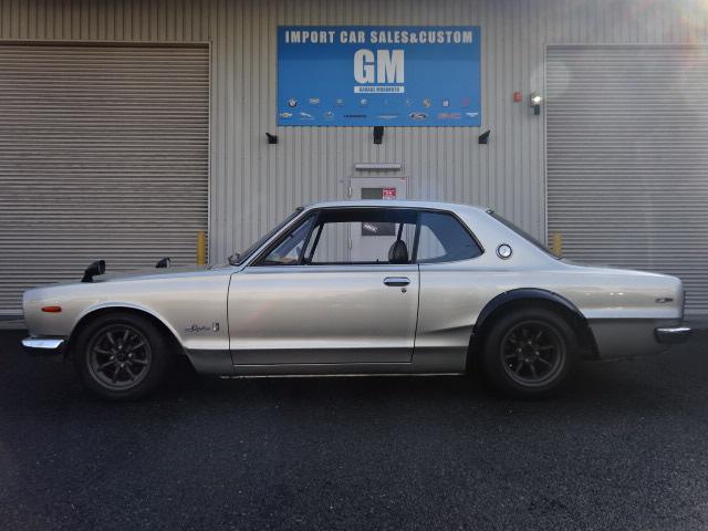 スカイライン 　２０００ＧＴ－Ｒ　ハコスカ　ＫＰＧＣ１０　チタンマフラー　車高調　メインハーネス配線交換済み　レストアなし　ワタナベ１５インチホイール（6枚目）