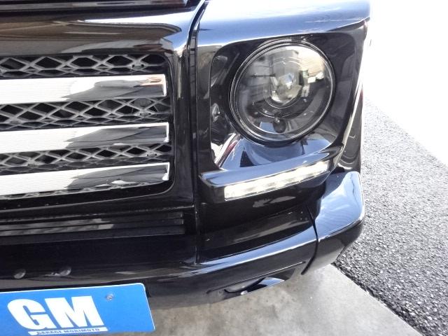 Ｇクラス Ｇ５００　ロング　左ハンドル　ディーラー車　サンルーフ　ブラックレザーシート　２０インチアルミホイール　ＳＤナビ　バックカメラ　８ナンバー　ディライト　ＨＩＤ　　レザーハンドル（14枚目）