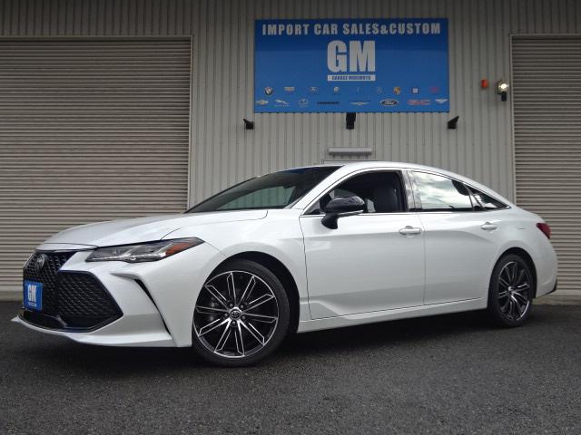 アバロン 　新車並行２０１９年モデルトヨタセーフティセンス　ＢＳＭアラウンドビューモニターアップルカープレイレーダークルーズコントロールシーケンシャルウィンカーヘッドアップディスプレイサンルーフ純正１９インチ（2枚目）