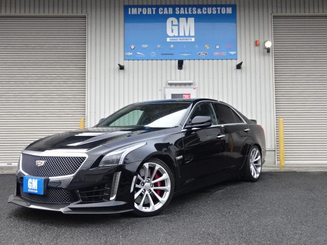 キャデラックＣＴＳ－Ｖ スペック－Ｂ　スペックＢ　正規ディーラー車　スーパーチャージャーカーボンファイバーエアロＰＫＧ　レカロ製パフォーマンスシート　サンルーフ　デジタルインナーミラー　アップルカープレイ　地デジ　ＥＴＣ（2枚目）