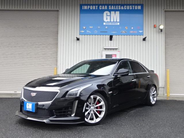 キャデラックＣＴＳ－Ｖ スペック－Ｂ　スペックＢ　正規ディーラー車　スーパーチャージャーカーボンファイバーエアロＰＫＧ　レカロ製パフォーマンスシート　サンルーフ　デジタルインナーミラー　アップルカープレイ　地デジ　ＥＴＣ（3枚目）