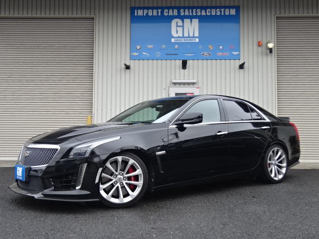 キャデラックＣＴＳ－Ｖ スペック－Ｂ　スペックＢ　正規ディーラー車　スーパーチャージャーカーボンファイバーエアロＰＫＧ　レカロ製パフォーマンスシート　サンルーフ　デジタルインナーミラー　アップルカープレイ　地デジ　ＥＴＣ（4枚目）