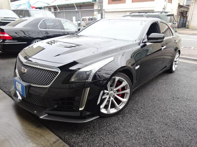 キャデラックＣＴＳ－Ｖ スペック－Ｂ　スペックＢ　正規ディーラー車　スーパーチャージャーカーボンファイバーエアロＰＫＧ　レカロ製パフォーマンスシート　サンルーフ　デジタルインナーミラー　アップルカープレイ　地デジ　ＥＴＣ（11枚目）