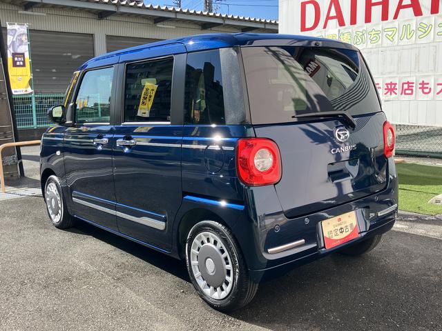 ムーヴキャンバス セオリーＧターボ　保証　新車保証・まごころ保証　１年間・走行距離無制限付き（2枚目）