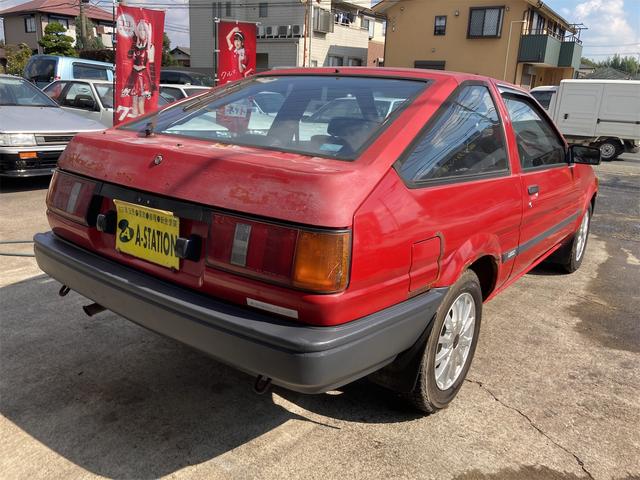 トヨタ カローラレビン SR AE85 3ドアハッチバック 初期型 純正