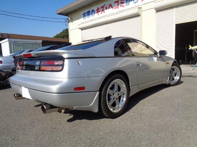 フェアレディZ 300ZXツインターボ 300ZXツインターボ(2名) 2シーター Tルーフ 純正エアロ 整備記録簿12枚 実走行2.5万キロ 修復歴無 純正色 エクイップ17インチホイール 車検対応マフラー(8枚目)