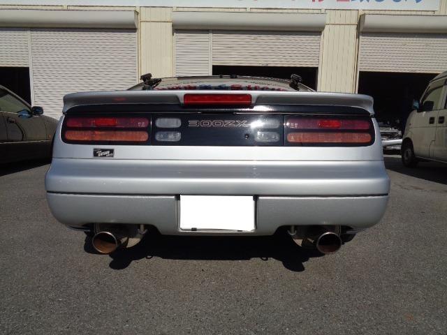 フェアレディZ 300ZXツインターボ 300ZXツインターボ(2名) 2シーター Tルーフ 純正エアロ 整備記録簿12枚 実走行2.5万キロ 修復歴無 純正色 エクイップ17インチホイール 車検対応マフラー(10枚目)