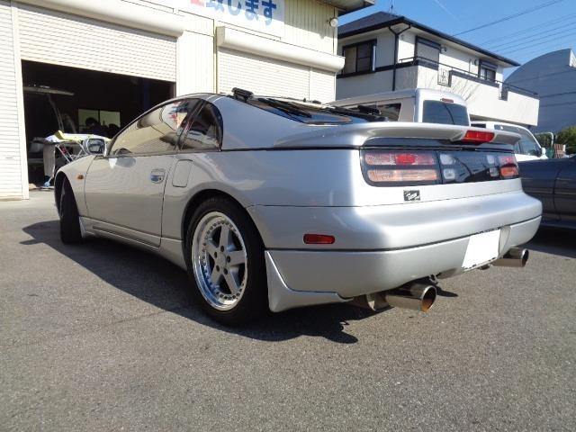 フェアレディZ 300ZXツインターボ 300ZXツインターボ(2名) 2シーター Tルーフ 純正エアロ 整備記録簿12枚 実走行2.5万キロ 修復歴無 純正色 エクイップ17インチホイール 車検対応マフラー(13枚目)
