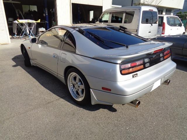 フェアレディZ 300ZXツインターボ 300ZXツインターボ(2名) 2シーター Tルーフ 純正エアロ 整備記録簿12枚 実走行2.5万キロ 修復歴無 純正色 エクイップ17インチホイール 車検対応マフラー(14枚目)