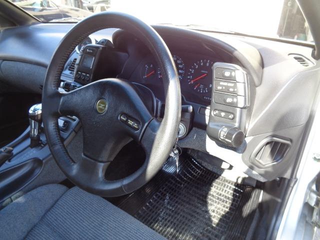 フェアレディZ 300ZXツインターボ 300ZXツインターボ(2名) 2シーター Tルーフ 純正エアロ 整備記録簿12枚 実走行2.5万キロ 修復歴無 純正色 エクイップ17インチホイール 車検対応マフラー(22枚目)