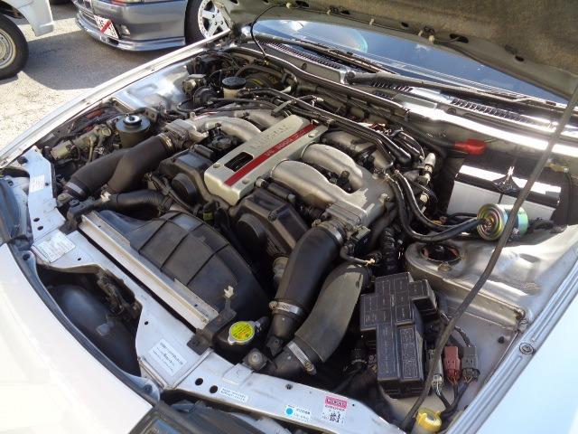 フェアレディZ 300ZXツインターボ 300ZXツインターボ(2名) 2シーター Tルーフ 純正エアロ 整備記録簿12枚 実走行2.5万キロ 修復歴無 純正色 エクイップ17インチホイール 車検対応マフラー(44枚目)