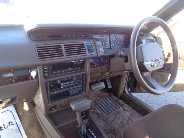 グロリア ブロアムＶＩＰ　ターボ　１オーナー　ターボ　純正ブラック　整備記録　Ｈ４　Ｈ５　Ｈ７　Ｈ９　Ｈ１１　Ｈ１３　Ｈ１５　Ｈ１７　Ｈ１９　Ｈ２１　Ｈ２３　Ｈ２５　Ｈ２７　Ｈ２９　Ｒ１　Ｒ３　Ｒ５　有り（33枚目）