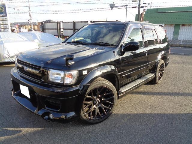 テラノレグラス スターファイア ワイド 純正OPフジツボマフラー レイズ20インチアルミ アルパイン11型ナビ ETC バックカメラ(2枚目)