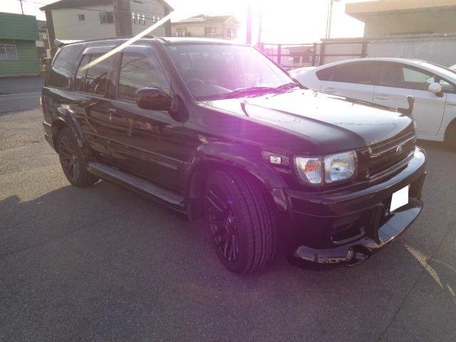 テラノレグラス スターファイア ワイド 純正OPフジツボマフラー レイズ20インチアルミ アルパイン11型ナビ ETC バックカメラ(6枚目)