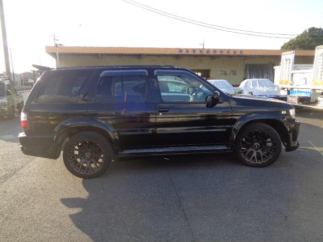 テラノレグラス スターファイア ワイド 純正OPフジツボマフラー レイズ20インチアルミ アルパイン11型ナビ ETC バックカメラ(7枚目)