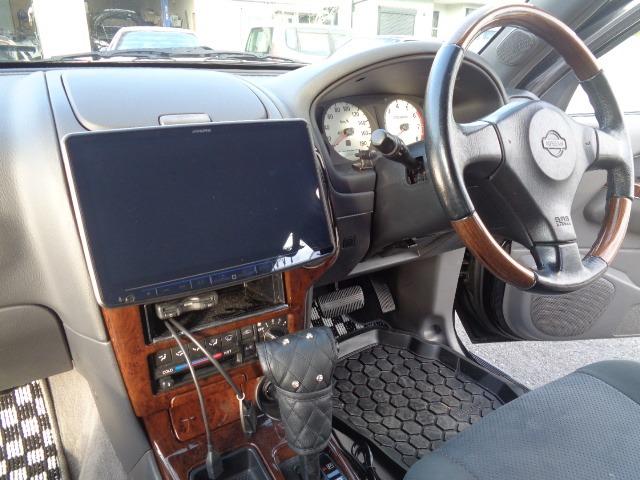 テラノレグラス スターファイア ワイド 純正OPフジツボマフラー レイズ20インチアルミ アルパイン11型ナビ ETC バックカメラ(33枚目)