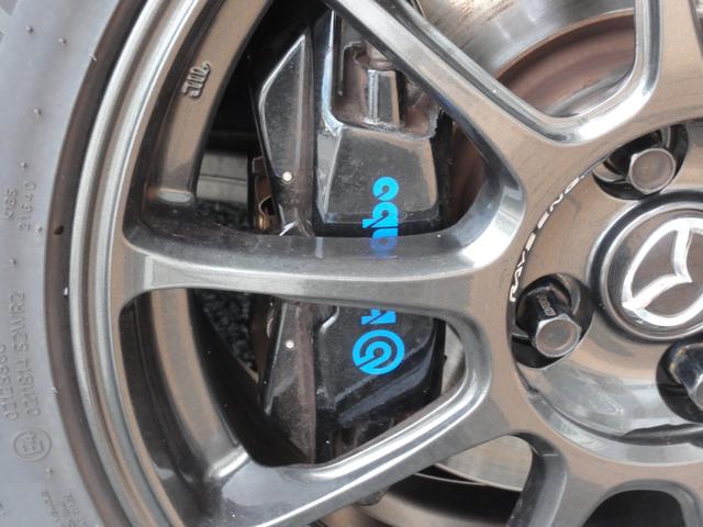 ロードスター 990S ブレンボキャリパー 純正レイズ 青幌 前後ドラレコ(5枚目)