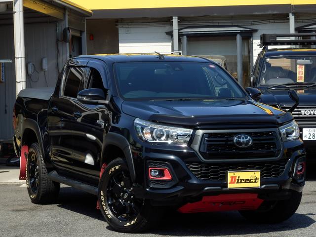 ハイラックス ２．４ＺブラックラリーＥＤ　６速ＡＴディーゼルターボ４ＷＤ　アルパイン１１インチフロートナビＴＶバックカメラＥＴＣ　ＴＲＤトノカバー　ＴＲＤアンダーガード　ＴＲＤマッドフラップ　ワンオーナー禁煙車（4枚目）