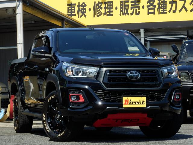 ハイラックス ２．４ＺブラックラリーＥＤ　６速ＡＴディーゼルターボ４ＷＤ　アルパイン１１インチフロートナビＴＶバックカメラＥＴＣ　ＴＲＤトノカバー　ＴＲＤアンダーガード　ＴＲＤマッドフラップ　ワンオーナー禁煙車（5枚目）