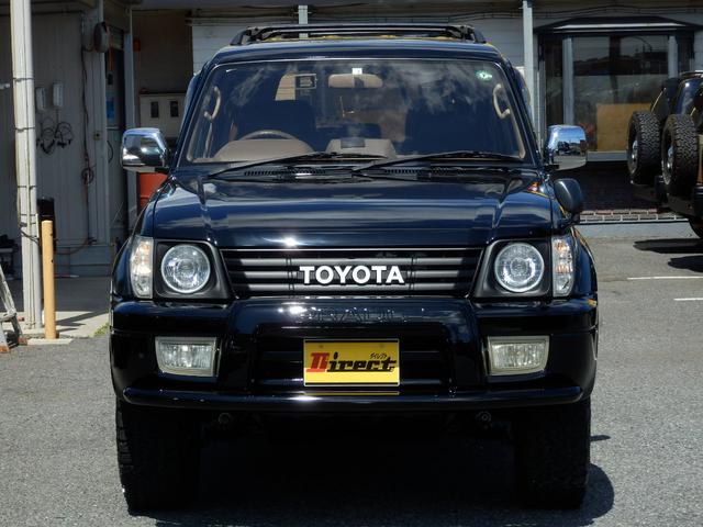 ランドクルーザープラド ＴＸリミテッド最終型ワイド新品丸目換装サンルーフ　新品サス＆ショック交換２インチＵＰ　ＢＦグットリッチＡＴタイヤ（22枚目）