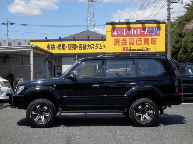 ランドクルーザープラド ＴＸリミテッド最終型ワイド新品丸目換装サンルーフ　新品サス＆ショック交換２インチＵＰ　ＢＦグットリッチＡＴタイヤ（24枚目）