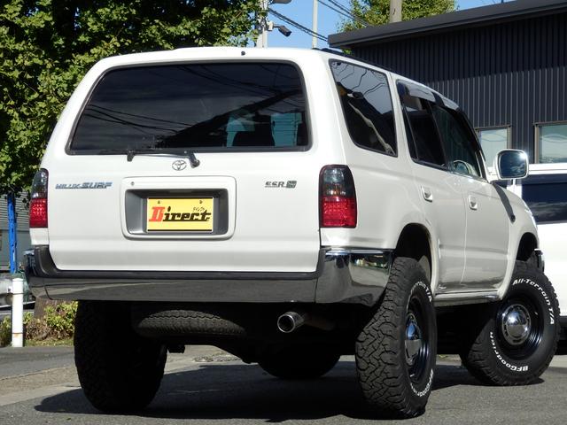 ハイラックスサーフ ＳＳＲ－Ｘ後期型クラシックナロー新品３ＵＰ新品タコマフェイス　プレミアムセレクション　新品ＤＥＡＮ１６インチＡＷ　新品ＢＦグットリッチＡＴタイヤ　新品タコマ風フロントグリル　４ＷＤ　純正パール（3枚目）