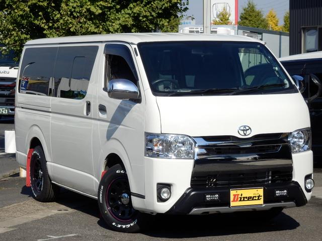 ハイエースバン S-GL仕様DX GLパッケージ ダブルエアコン 新品デイトナ16インチホイール 新品ナスカータイヤ 助手席シートリクライニング加工済み 後席スーパーGLシート(4枚目)