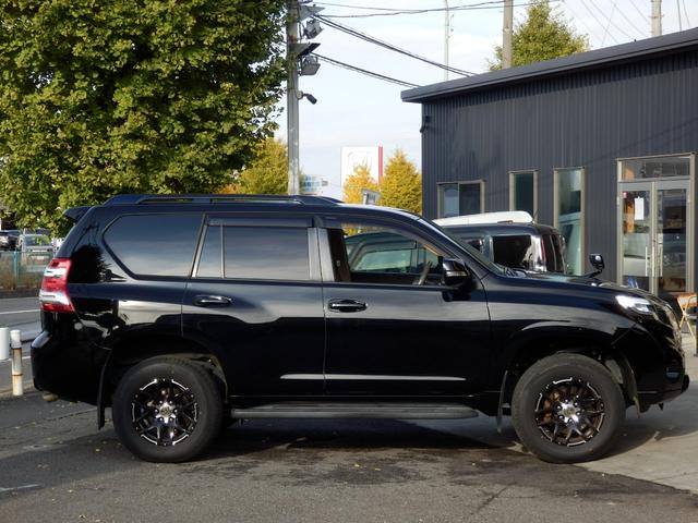 ランドクルーザープラド ＴＸディーゼルターボ６速ＡＴルーフレール４ＷＤ　社外ナビフルセグＴＶバックカメラＥＴＣ　プッシュスタート＆スマートキー（6枚目）