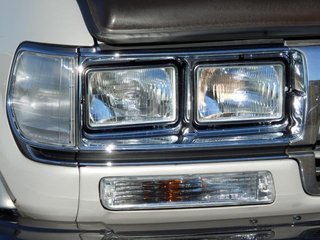 ランドクルーザー８０ ＶＸリミテッド最終型マニュアル換装新品３インチＵＰ　新品角目４灯ヘッドライト　ブラッドレーＶ１６インチＡＷ　ＢＦグットリッチＡＴタイヤ（15枚目）