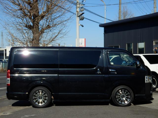 ハイエースバン スーパーGL4型両側パワスラ新品フロントリップ 両側パワスラ 純正LEDヘッドライト(6枚目)