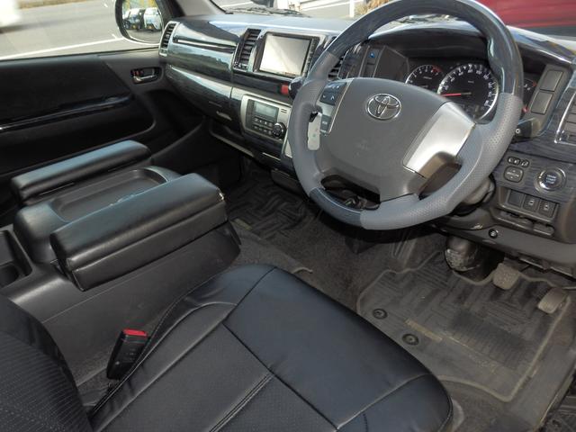 ハイエースバン スーパーGL4型両側パワスラ新品フロントリップ 両側パワスラ 純正LEDヘッドライト(49枚目)