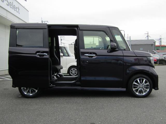 N-BOXカスタム L ワンオーナー 禁煙車 当社点検パック実施済車 純正ナビ フルセグ Bluetooth ミュージックサーバー USB 両側電動スライドドア ETC シートヒーター LEDヘッドライト 14インチアルミ(9枚目)