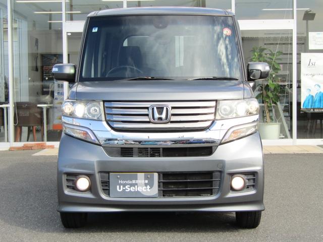 N-BOXカスタム GSSパッケージ ワンオーナー 禁煙車 純正メモリーナビ フルセグTV Bluetooth ミュージックサーバー ドラレコ ETC 両側電動スライドドア 衝突軽減ブレーキ ディスチャージヘッドライト 14インチアルミ(8枚目)