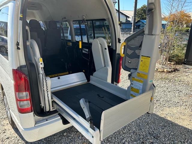 ハイエースバン ロングDX ウェルキャブ 車いす仕様車 Bタイプ 乗車10名 車いす2基固定 ナビ・TV ETC(33枚目)