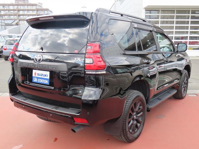 ランドクルーザープラド TX Lパッケージ マットブラックエディション 衝突被害軽減ブレーキ ディスプレイオーディオ バックアイカメラ 前後ドライブレコーダー ETC オートライト クルーズコントロール フルオートエアコン スマートキー キーレスプッシュスタート(2枚目)