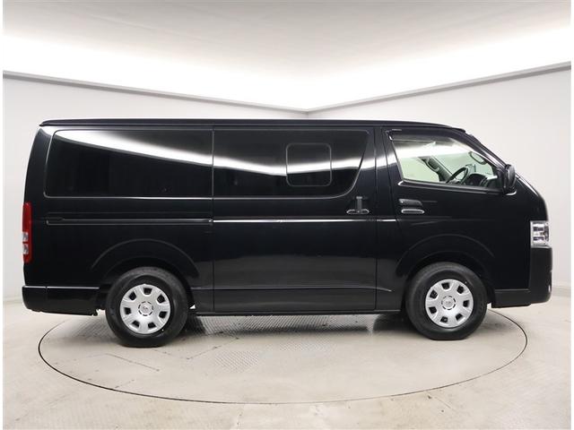 ハイエースバン ロングＤＸ　助手席エアバッグ　ブレーキサポート　リアカメラ　フルセグテレビ　ＤＶＤ　ＬＥＤライト　ＰＷ　運転席エアバッグ　ナビテレビ　横滑り防止　整備点検記録簿　イモビ付　パワーステアリング　エアコン　ＡＢＳ（4枚目）