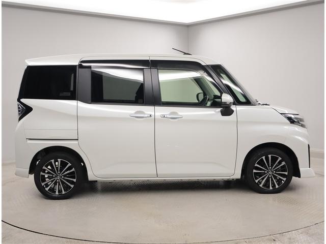 ルーミー カスタムＧ－Ｔ　助手席エアバック　両側オートスライドドア　スマートキープッシュスタート　ＬＥＤライト　横滑り防止機能　クルコン　点検記録簿　ＥＴＣ付　アルミホイール　フルフラット　キーレス　ＤＶＤ　ドラレコ　ＡＢＳ（4枚目）