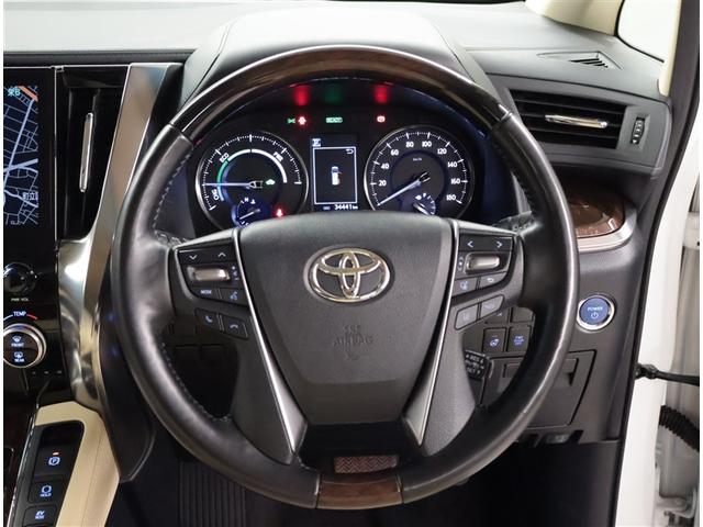 アルファードハイブリッド Ｇ　Ｆパッケージ　ムーンルーフ　Ｂモニター　オートクルーズコントロール　地デジ　オートエアコン　電動シート　ＡＢＳ　エアバッグ　ＥＴＣ　点検記録簿　キーレス　盗難防止装置　メモリーナビ　横滑防止　３列シート　アルミ（6枚目）