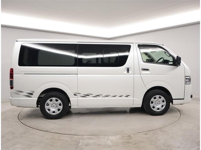 ハイエースバン ロングスーパーGL フルフラット リアカメラ SRS ダブルエアバッグ Wエアコン 横滑り防止装置付 盗難防止機能 キーレス スマートエントリー DVD視聴可 エアコン パワステ ナビTV ETC ABS メモリーナビ(4枚目)