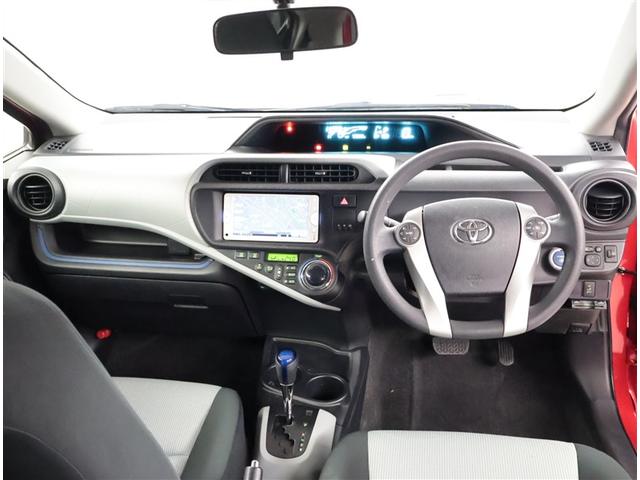 アクア S スマートキープッシュスタート キーレスエントリ イモビ ナビ&TV オートエアコン デュアルエアバック ESC Bカメラ パワーウィンドウ AUX端子 ETC DVD再生可能 アルミホイール SRS(5枚目)