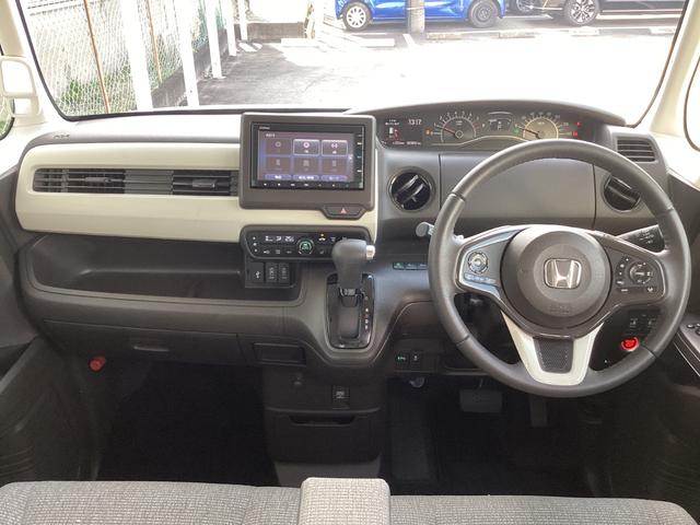 Ｎ－ＢＯＸ Ｌ・ターボ　ギャザズメモリーナビ　バックカメラ　両側電動スライドドア　パドルシフト　ドラレコ　シ－トヒ－タ－　ＡＡＣ　衝突軽減ブレーキ　禁煙　Ｂカメラ　ＬＥＤ　ワンオーナー車　整備記録簿　パワステ　イモビ　ＵＳＢ（10枚目）