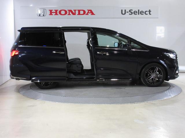 オデッセイ アブソルート・EX 純正メモリーナビドラレコETCRカメラワンオーナー パーキングサポート 整備記録簿 シ-トヒ-タ- バックモニター WAC フロントカメラ スマ-トキ- セキュリティーアラーム 3列シート DVD再生(12枚目)