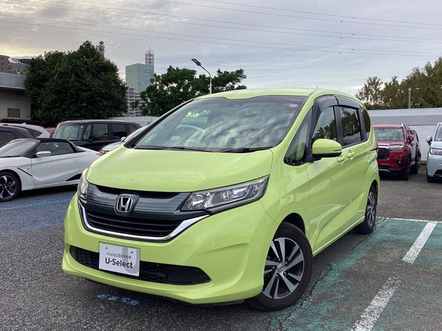 フリード G・ホンダセンシング 純正ナビ リヤカメラ ETC フルセグ 社外ドラレコ ホンダセンシング アクティブクルーズコントロール LEDライト 両側電動スライドドア 整備点検記録簿(7枚目)